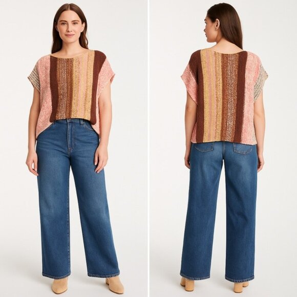 Anthropologie Poncho Sweater Vest - Picture 1 of 7